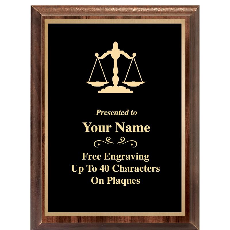 6X8 CLASSIC WOOD PLAQUE