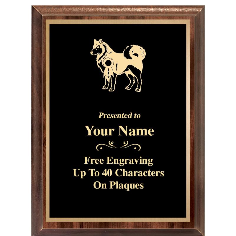 6X8 CLASSIC WOOD PLAQUE