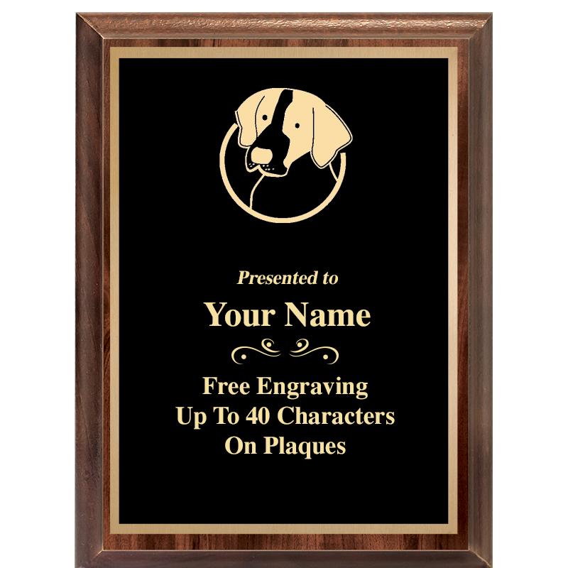 6X8 CLASSIC WOOD PLAQUE
