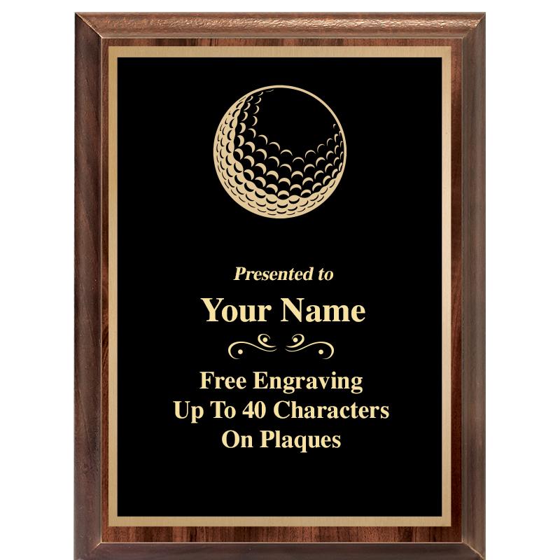 6X8 CLASSIC WOOD PLAQUE