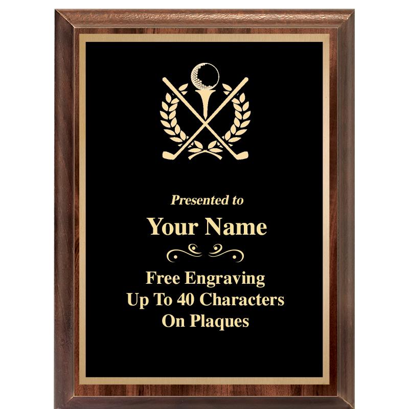 6X8 CLASSIC WOOD PLAQUE