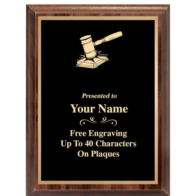 6X8 CLASSIC WOOD PLAQUE