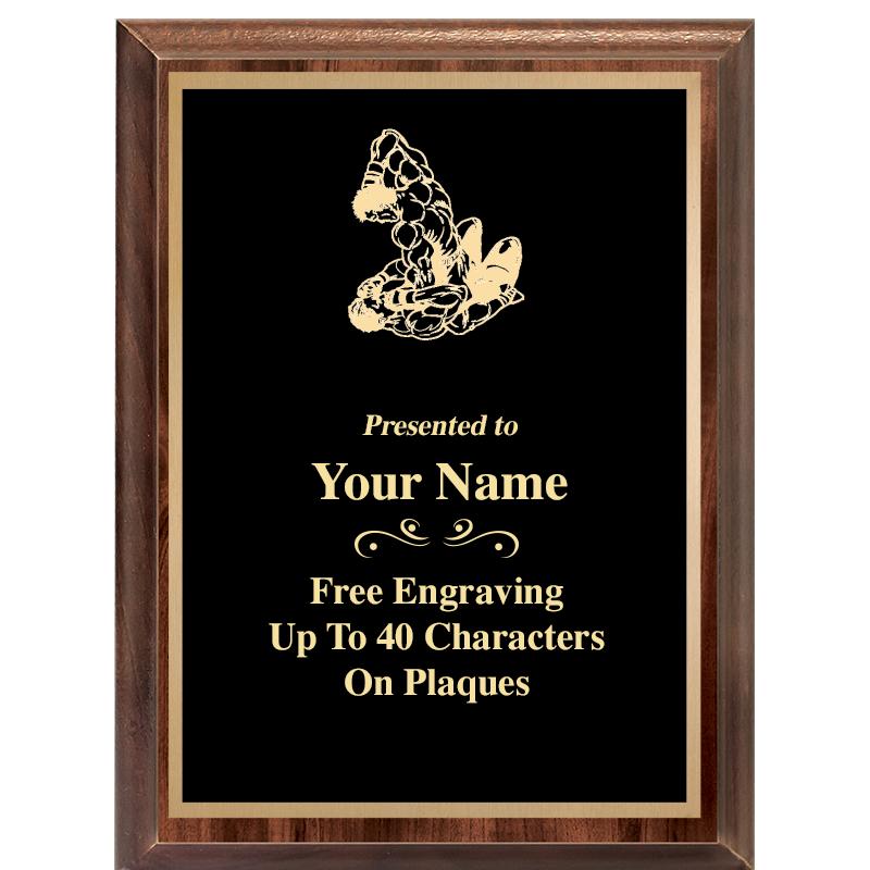 6X8 CLASSIC WOOD PLAQUE