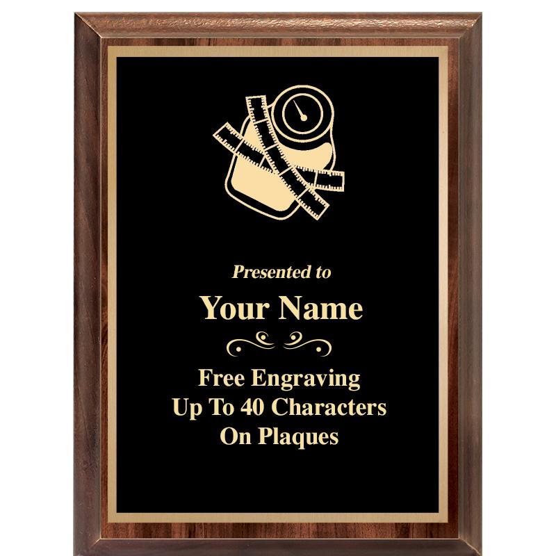 6X8 CLASSIC WOOD PLAQUE