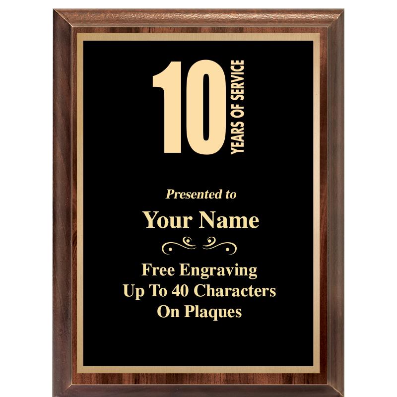 6X8 CLASSIC WOOD PLAQUE