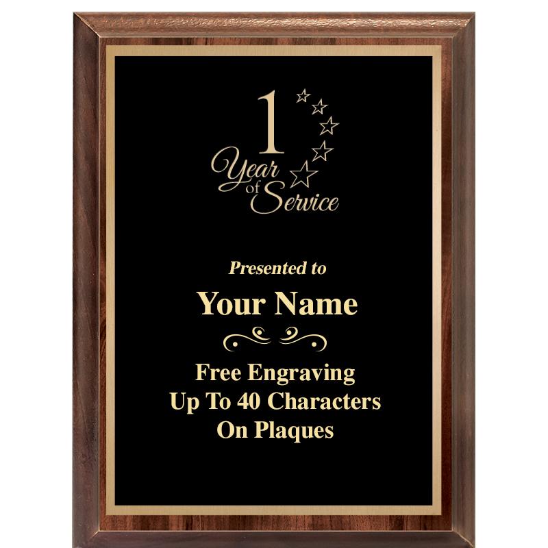 6X8 CLASSIC WOOD PLAQUE