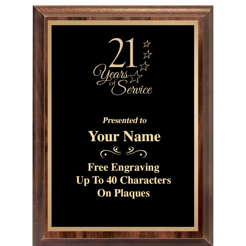 6X8 CLASSIC WOOD PLAQUE