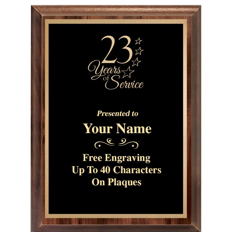6X8 CLASSIC WOOD PLAQUE