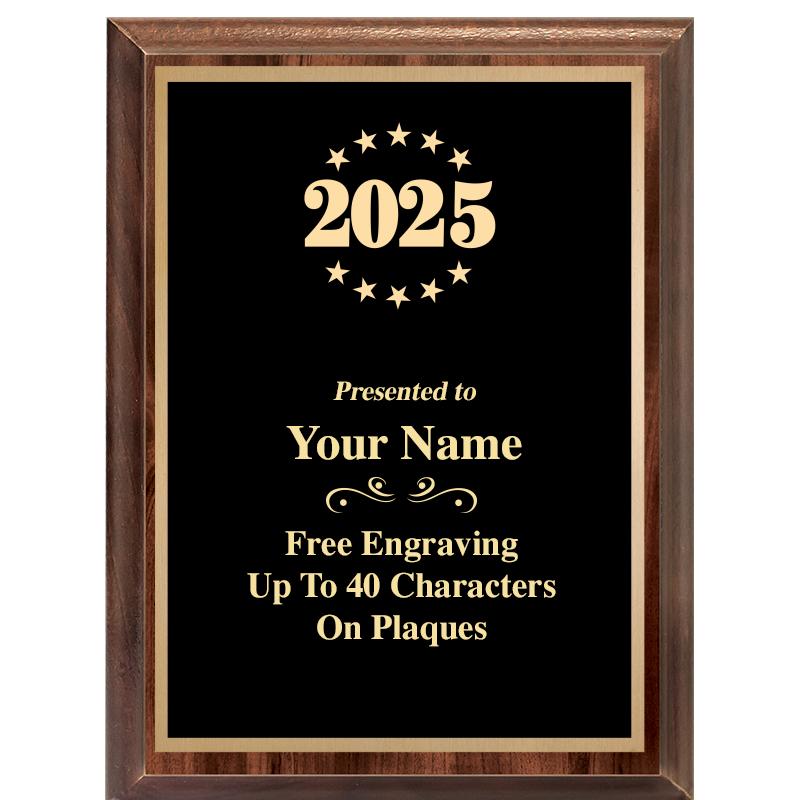 6X8 CLASSIC WOOD PLAQUE