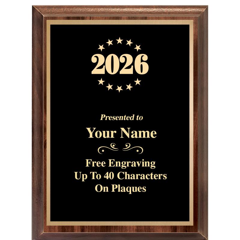 6X8 CLASSIC WOOD PLAQUE