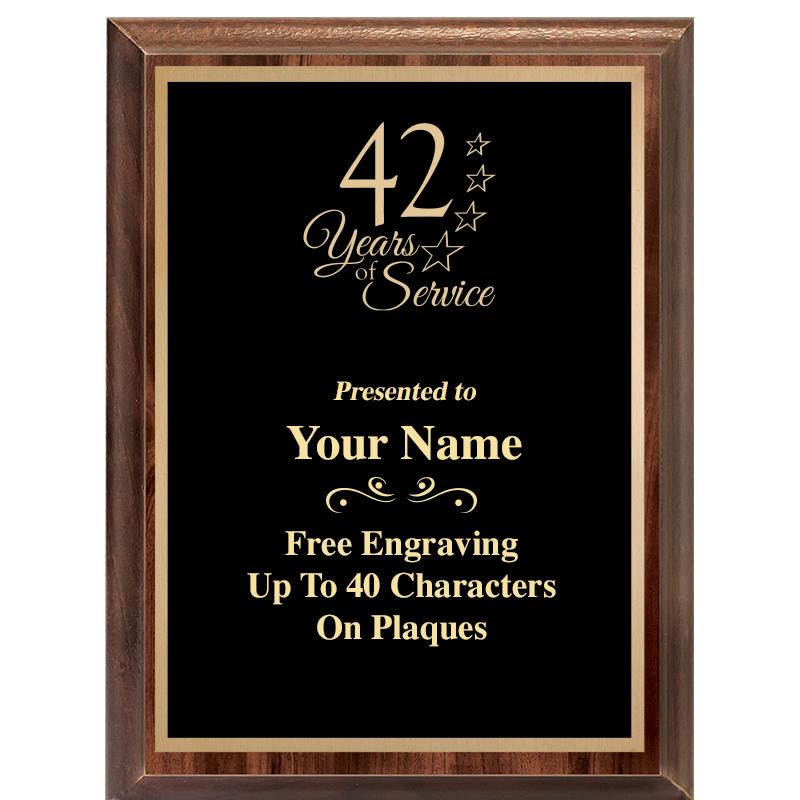 6X8 CLASSIC WOOD PLAQUE