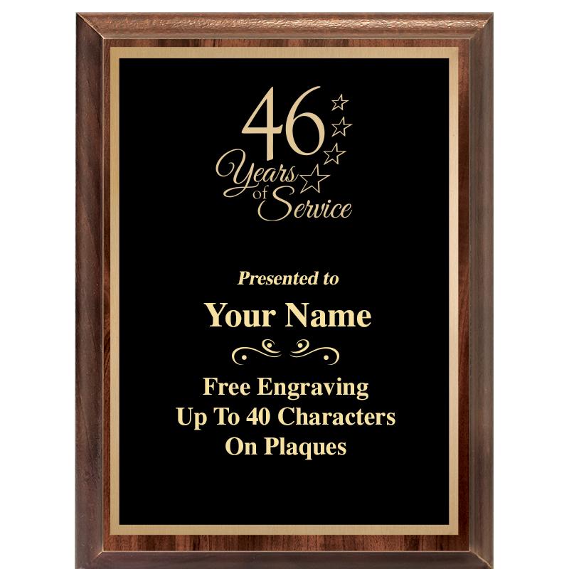 6X8 CLASSIC WOOD PLAQUE