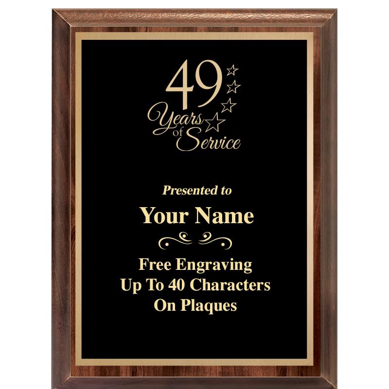 6X8 CLASSIC WOOD PLAQUE