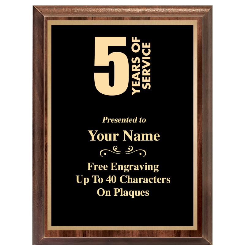 6X8 CLASSIC WOOD PLAQUE