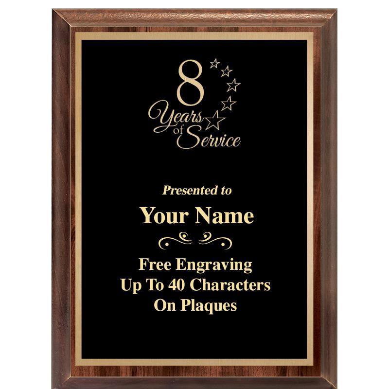 6X8 CLASSIC WOOD PLAQUE