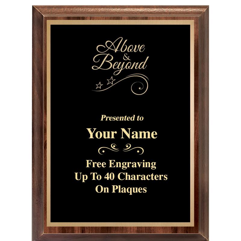 6X8 CLASSIC WOOD PLAQUE