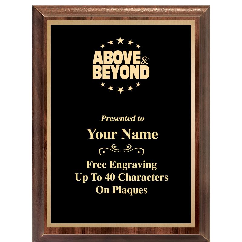 6X8 CLASSIC WOOD PLAQUE