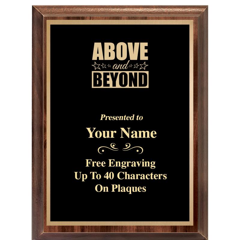 6X8 CLASSIC WOOD PLAQUE