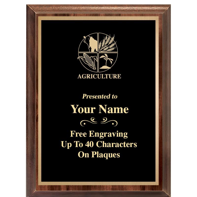 6X8 CLASSIC WOOD PLAQUE