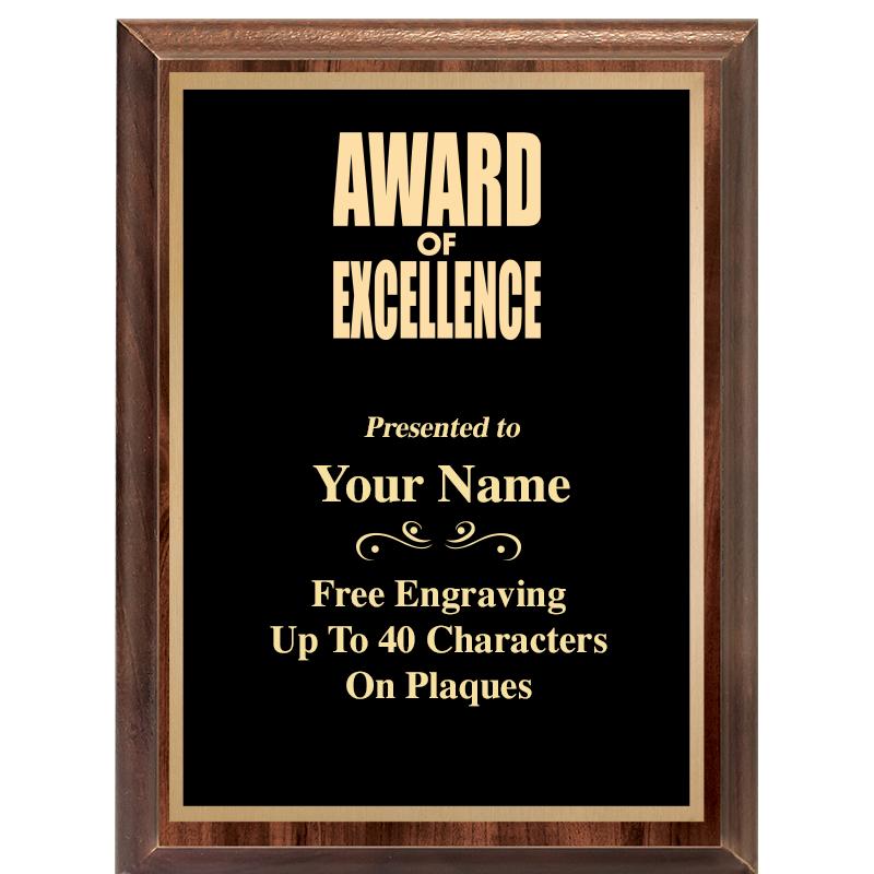 6X8 CLASSIC WOOD PLAQUE