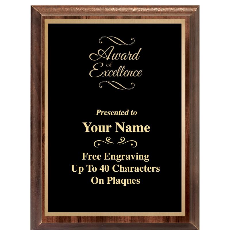 6X8 CLASSIC WOOD PLAQUE