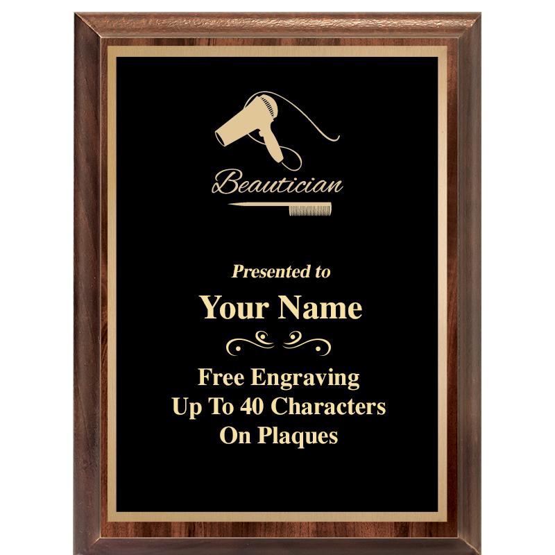 6X8 CLASSIC WOOD PLAQUE