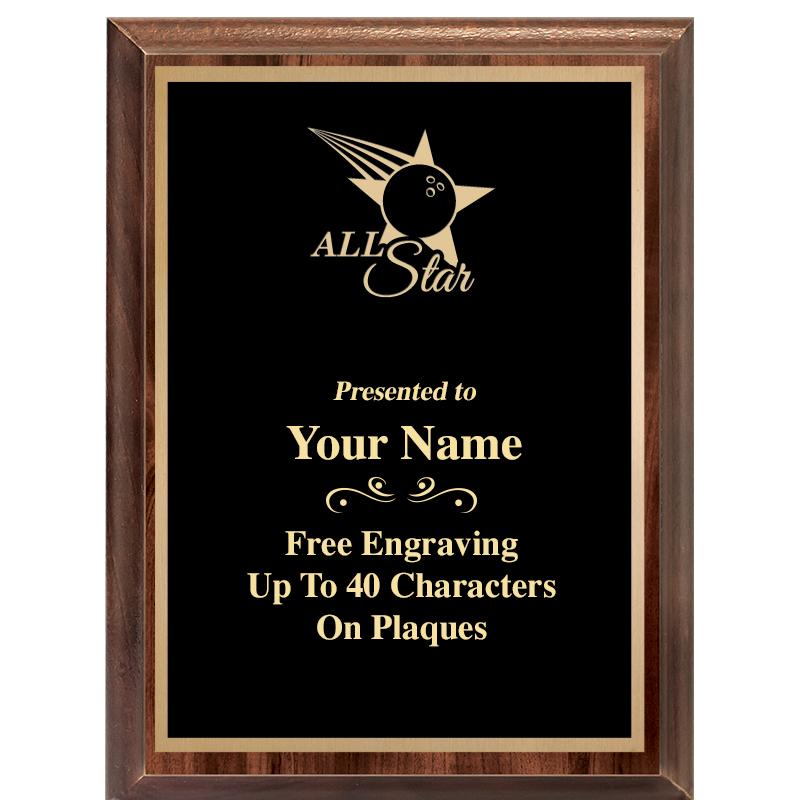 6X8 CLASSIC WOOD PLAQUE