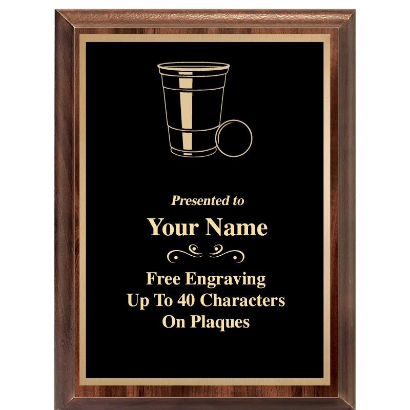 6X8 CLASSIC WOOD PLAQUE