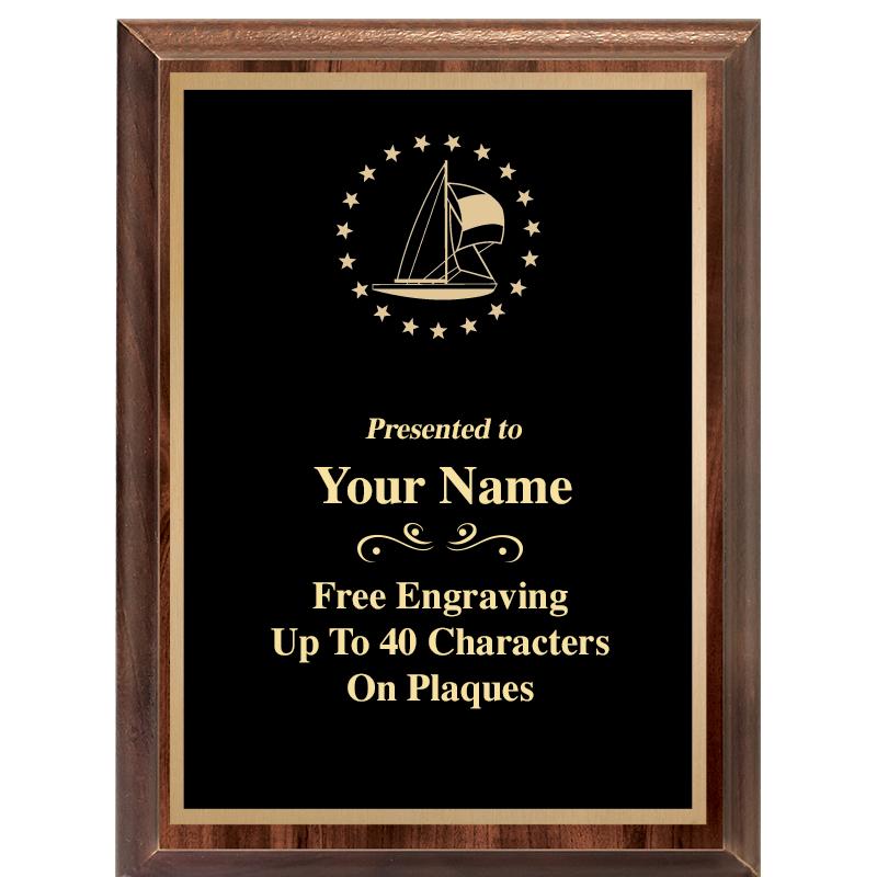 6X8 CLASSIC WOOD PLAQUE