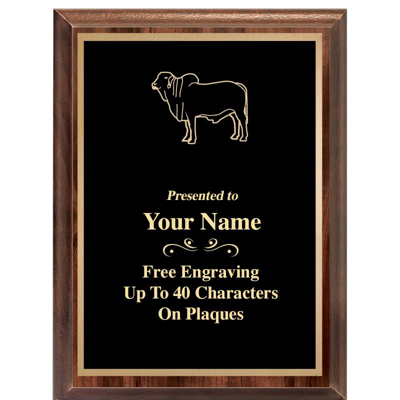 6X8 CLASSIC WOOD PLAQUE