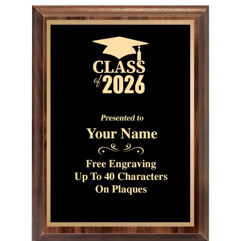 6X8 CLASSIC WOOD PLAQUE
