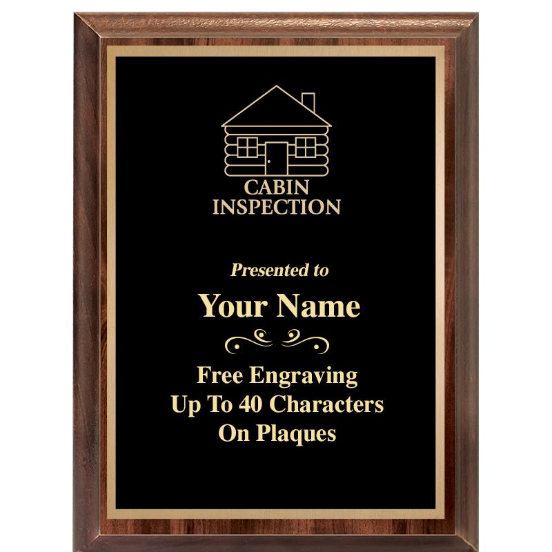 6X8 CLASSIC WOOD PLAQUE