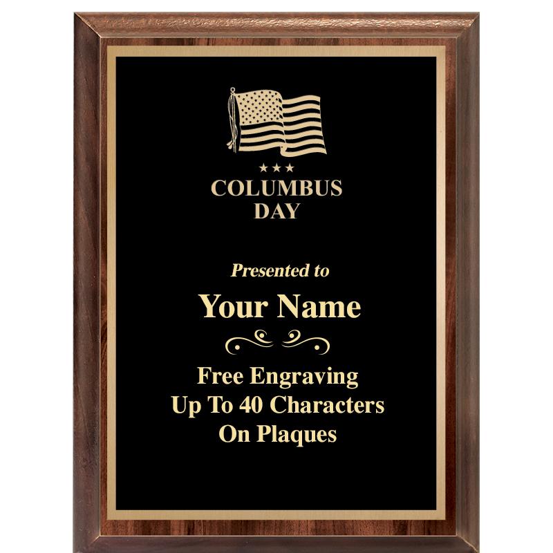 6X8 CLASSIC WOOD PLAQUE