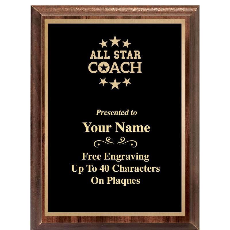 6X8 CLASSIC WOOD PLAQUE