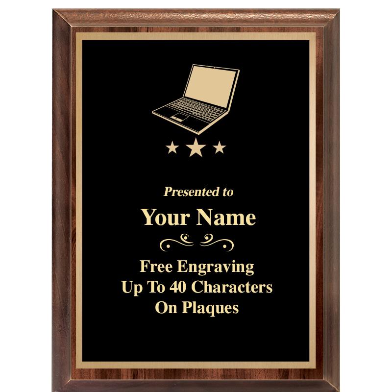 6X8 CLASSIC WOOD PLAQUE