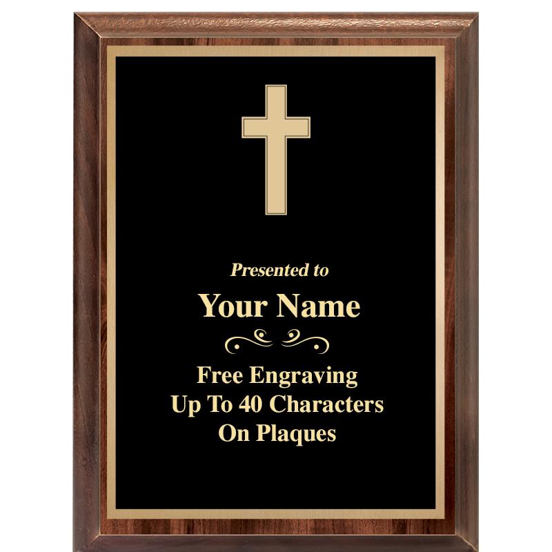 6X8 CLASSIC WOOD PLAQUE