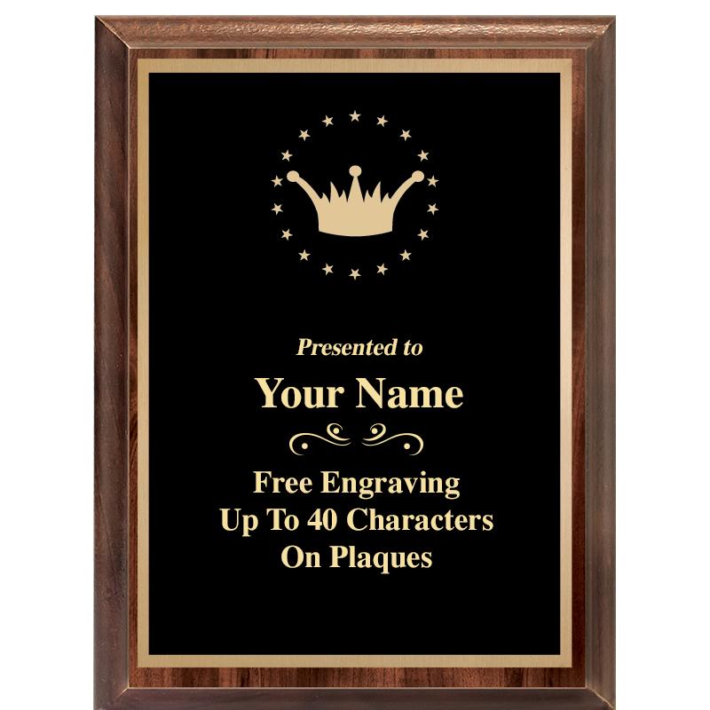 6X8 CLASSIC WOOD PLAQUE