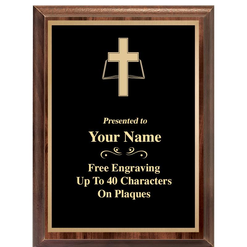 6X8 CLASSIC WOOD PLAQUE