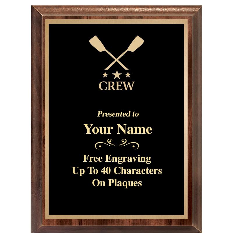6X8 CLASSIC WOOD PLAQUE
