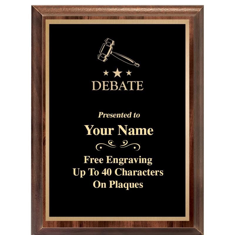 6X8 CLASSIC WOOD PLAQUE