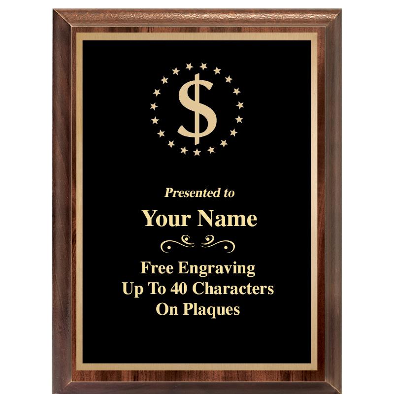 6X8 CLASSIC WOOD PLAQUE