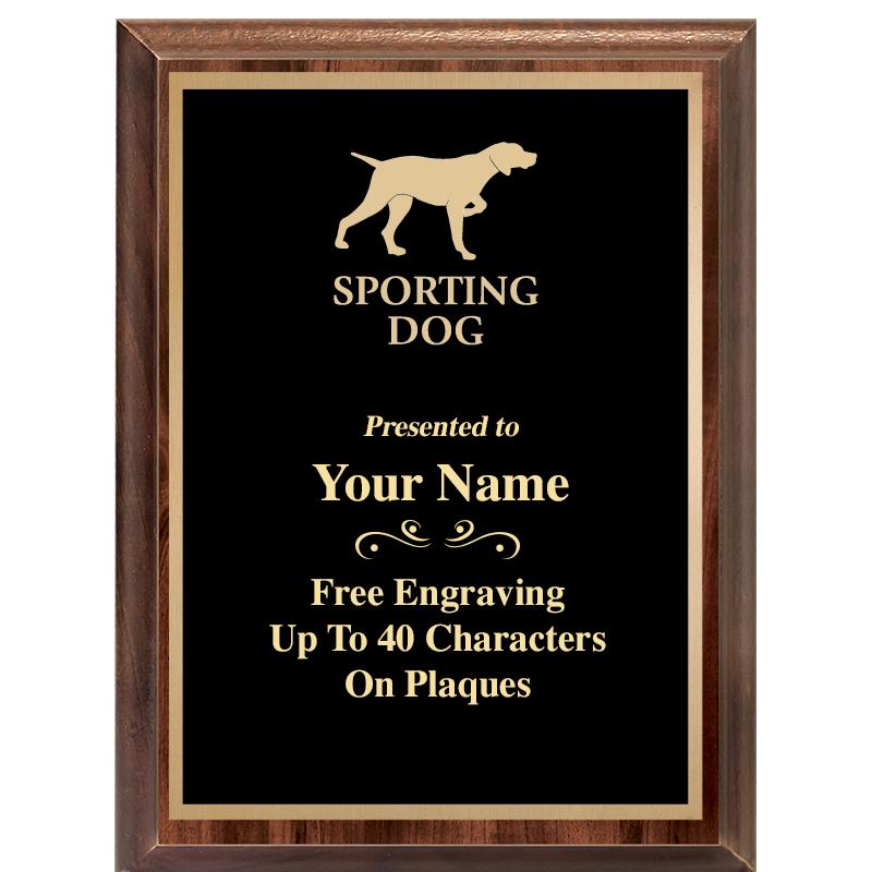 6X8 CLASSIC WOOD PLAQUE