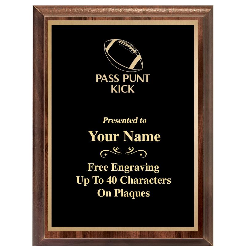 6X8 CLASSIC WOOD PLAQUE