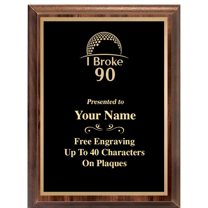 6X8 CLASSIC WOOD PLAQUE