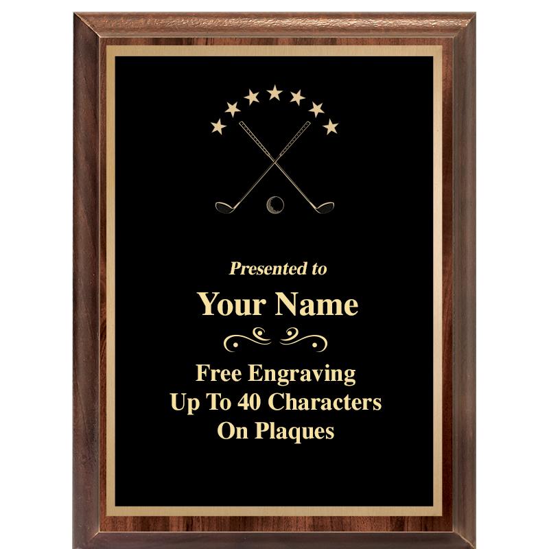 6X8 CLASSIC WOOD PLAQUE