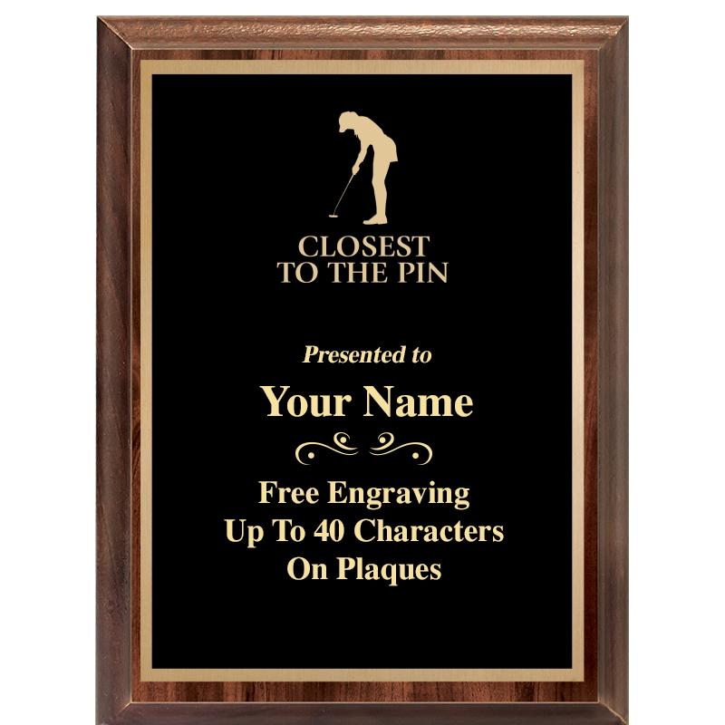 6X8 CLASSIC WOOD PLAQUE