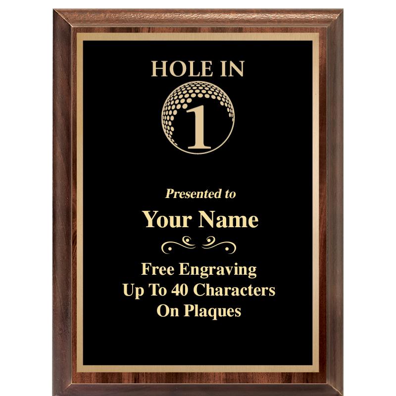6X8 CLASSIC WOOD PLAQUE