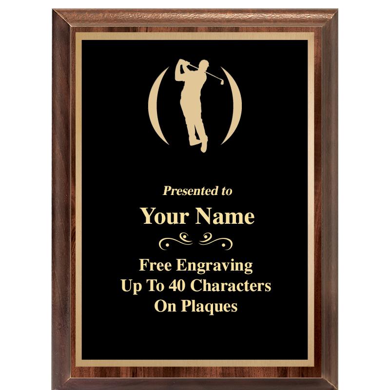 6X8 CLASSIC WOOD PLAQUE