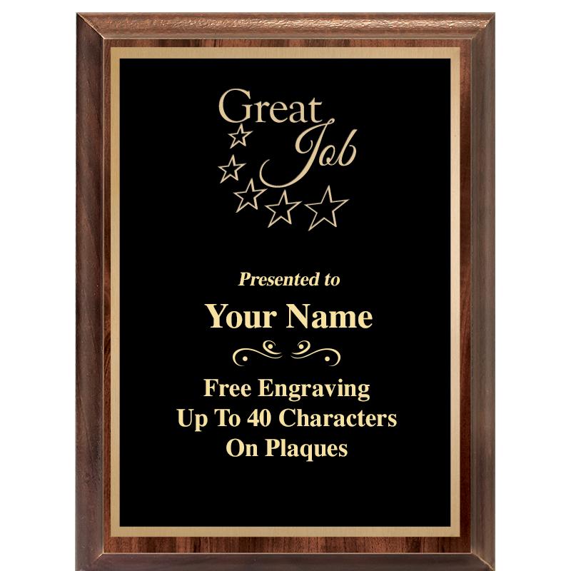 6X8 CLASSIC WOOD PLAQUE