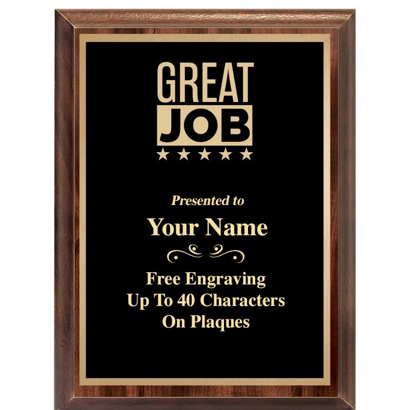 6X8 CLASSIC WOOD PLAQUE